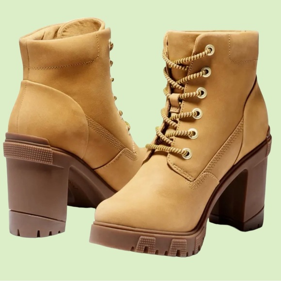 Timberland-Lana Block Heel Bootie-Wheat - Picture 2 of 6